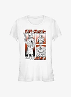 Star Wars The Mandalorian Boba Manga Girl's T-Shirt