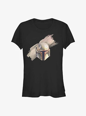 Star Wars The Mandalorian Fett Helmet Girl's T-Shirt