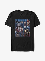 Star Wars The Mandalorian Cast Of Many T-Shirt