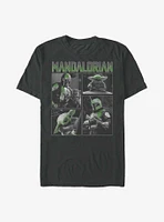 Star Wars The Mandalorian Grid T-Shirt