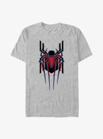 Marvel Spider-Man Triple Emblem Stacked T-Shirt