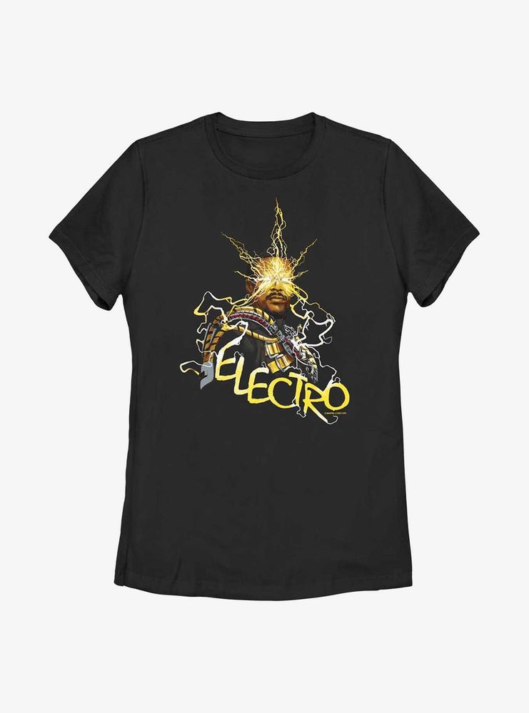 Marvel Spider-Man Electrical Electro Womens T-Shirt