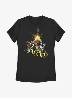 Marvel Spider-Man Electrical Electro Womens T-Shirt