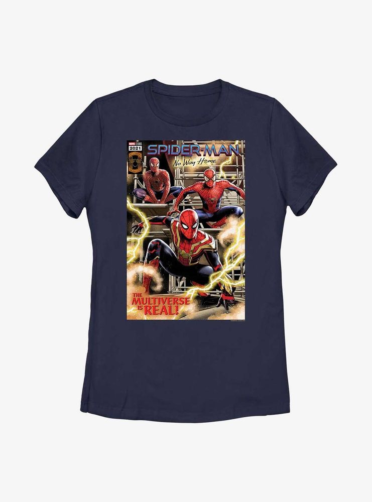 Marvel Spider-Man No Way Home Comic Womens T-Shirt