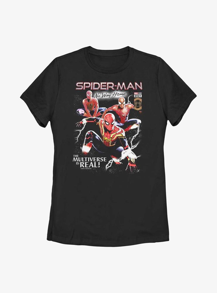 Marvel Spider-Man Multiverse Is Real Womens T-Shirt