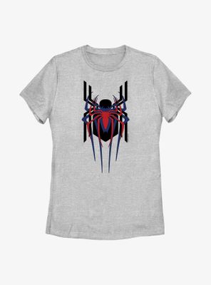 Marvel Spider-Man Triple Emblem Stacked Womens T-Shirt