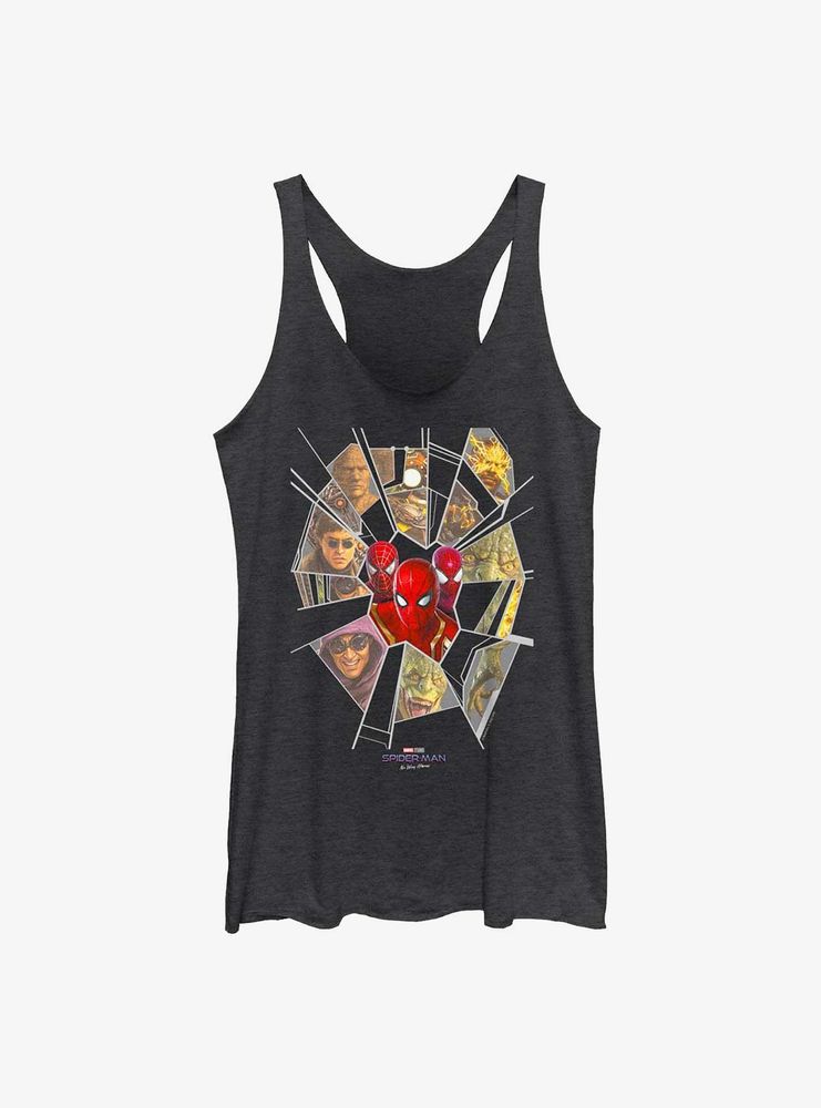 Marvel Spider-Man Web Of Villains Womens Tank Top