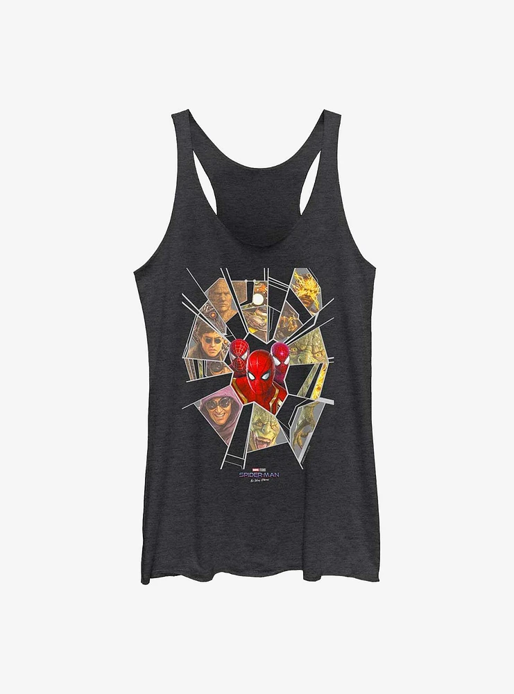 Marvel Spider-Man Web Of Villains Womens Tank Top