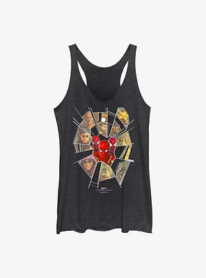 Marvel Spider-Man Web Of Villains Womens Tank Top