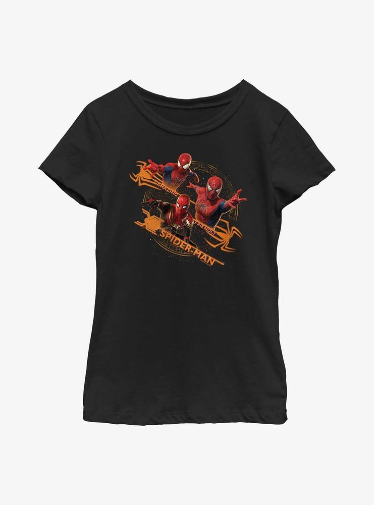 Marvel Spider-Man Friendly Amazing Youth Girls T-Shirt