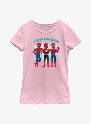 Marvel Spider-Man Love You Spiders Youth Girls T-Shirt