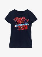 Marvel Spider-Man Spider-Men Paint Youth Girls T-Shirt