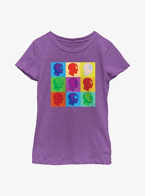 Marvel Spider-Man Spidey Box Up Youth Girls T-Shirt