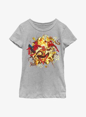 Marvel Spider-Man Spidey Explosion Youth Girls T-Shirt