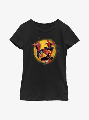 Marvel Spider-Man Trio Web-Slingers Youth Girls T-Shirt