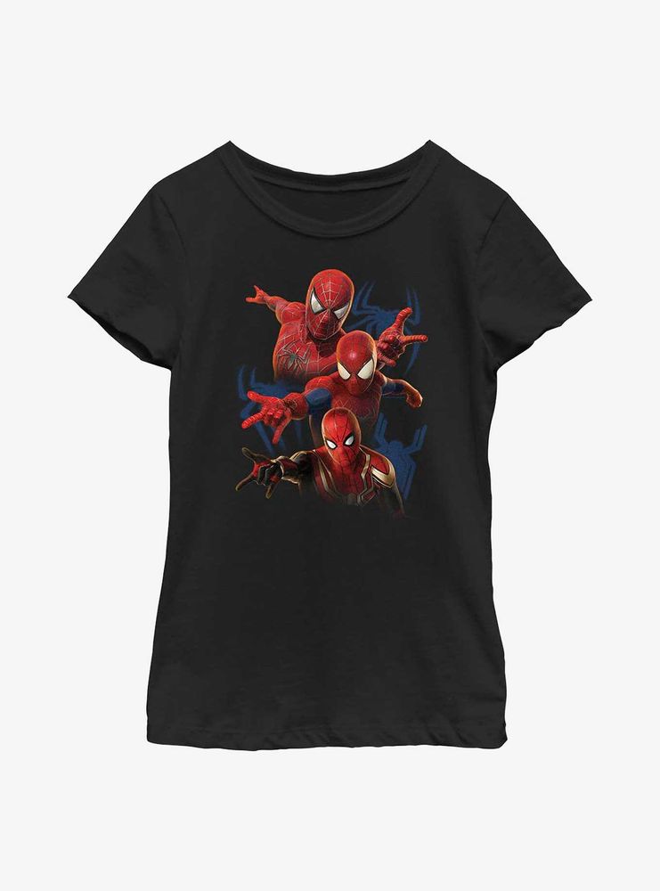 Marvel Spider-Man Go Web Youth Girls T-Shirt