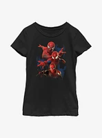 Marvel Spider-Man Go Web Youth Girls T-Shirt
