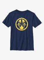 Marvel Spider-Man Electro Face Emblem Youth T-Shirt