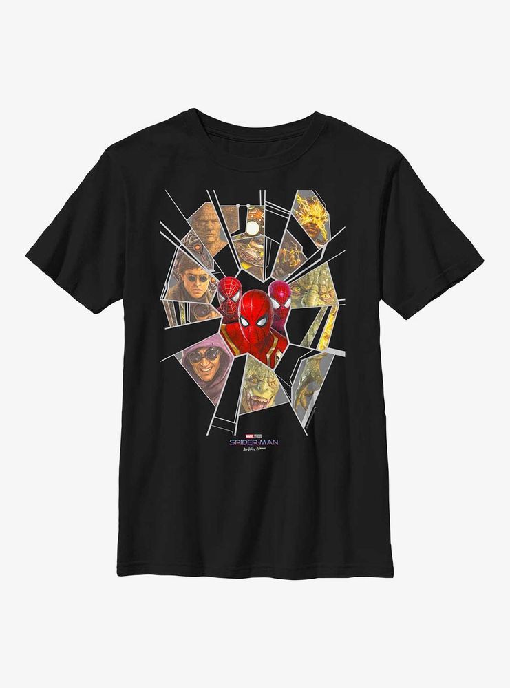 Marvel Spider-Man Web Of Villains Youth T-Shirt