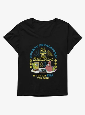 SpongeBob SquarePants Hooray Escalators Girls T-Shirt Plus