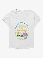 SpongeBob SquarePants Hooray Escalators Girls T-Shirt Plus
