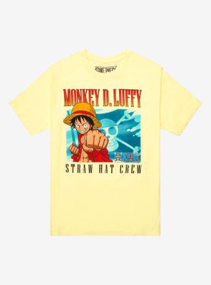 One Piece Monkey D. Luffy Character Panel Women's T-Shirt - BoxLunch Exclusive