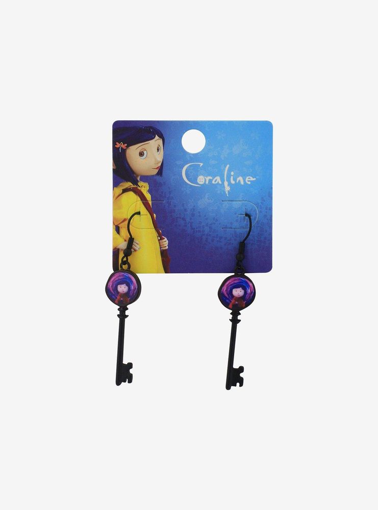 Coraline Key Drop Earrings