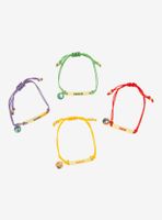 Naruto Shippuden Group Charm Best Friend Cord Bracelet Set
