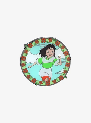 Loungefly Studio Ghibli Spirited Away Chihiro Circular Frame Portrait Enamel Pin - BoxLunch Exclusive