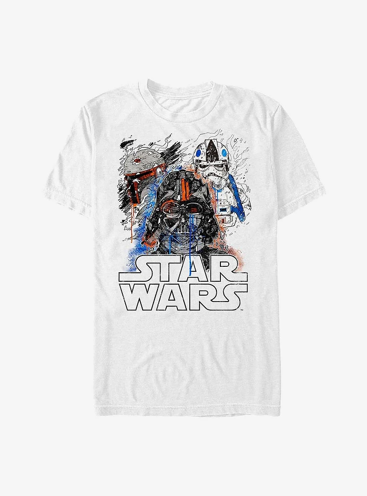 Star Wars Group Spray T-Shirt