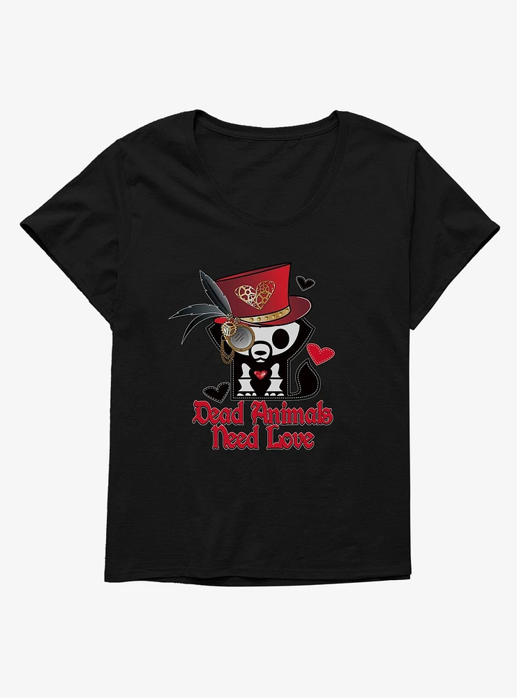 Skelanimals Dead Animals Need Love Girls T-Shirt Plus