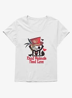 Skelanimals Dead Animals Need Love Girls T-Shirt Plus