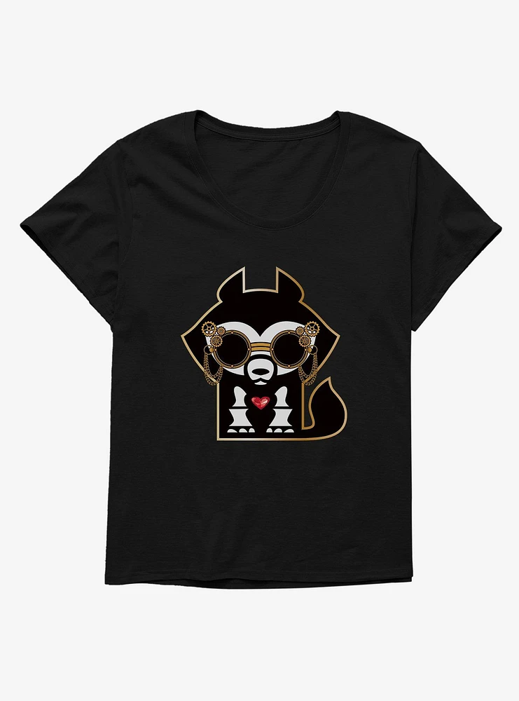 Skelanimals Foxy Goggles Girls T-Shirt Plus