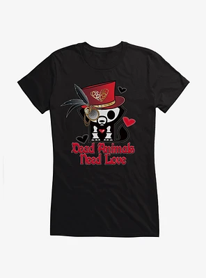 Skelanimals Dead Animals Need Love Girls T-Shirt