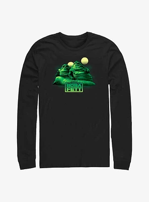 Star Wars Book Of Boba Fett The Twins Suns Long-Sleeve T-Shirt