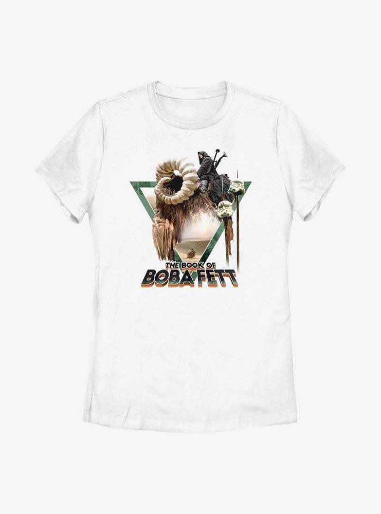 Star Wars Book Of Boba Fett Bantha Rider Womens T-Shirt