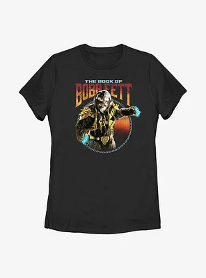 Star Wars Book Of Boba Fett Black Krrsantan Womens T-Shirt