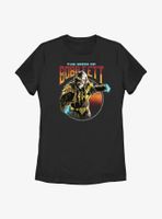 Star Wars Book Of Boba Fett Black Krrsantan Womens T-Shirt