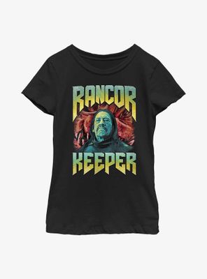 Star Wars Book Of Boba Fett Rancor Keeper Youth Girls T-Shirt