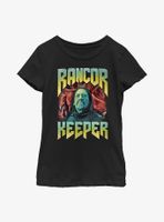 Star Wars Book Of Boba Fett Rancor Keeper Youth Girls T-Shirt