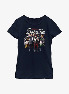 Star Wars Book Of Boba Fett Support Plan Youth Girls T-Shirt