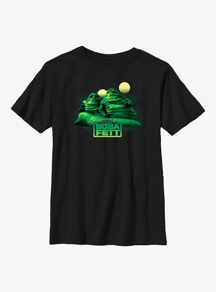 Star Wars Book Of Boba Fett The Twins Suns Youth T-Shirt