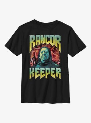 Star Wars Book Of Boba Fett Rancor Keeper Youth T-Shirt