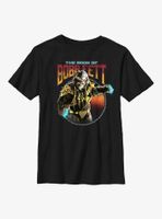 Star Wars Book Of Boba Fett Black Krrsantan Youth T-Shirt