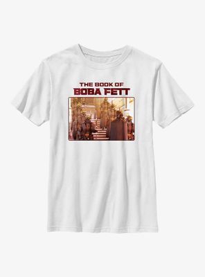 Star Wars Book Of Boba Fett Take Cover Youth T-Shirt