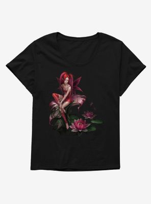 Fairies By Trick Lilypad Fairy Womens T-Shirt Plus