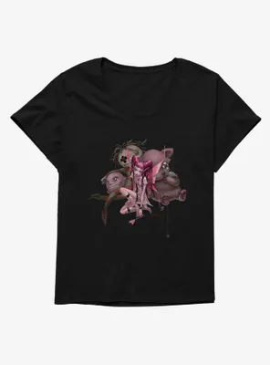Fairies By Trick Teddy Fairy Womens T-Shirt Plus