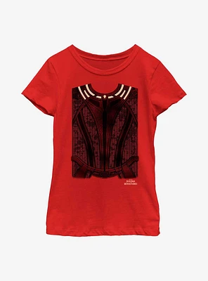 Marvel Doctor Strange Multiverse Of Madness Scarlet Witch Costume Shirt Youth Girls T-Shirt