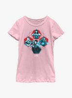 Marvel Doctor Strange Multiverse Of Madness Squad Youth Girls T-Shirt