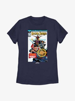 Marvel Doctor Strange Multiverse Of Madness Classic Comic Cover Womens T-Shirt